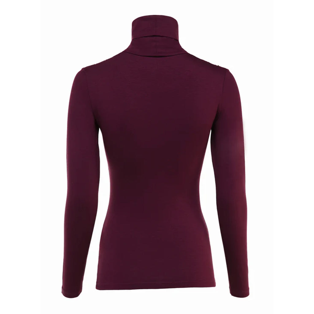Holland Cooper Essential Roll Neck - Burgundy