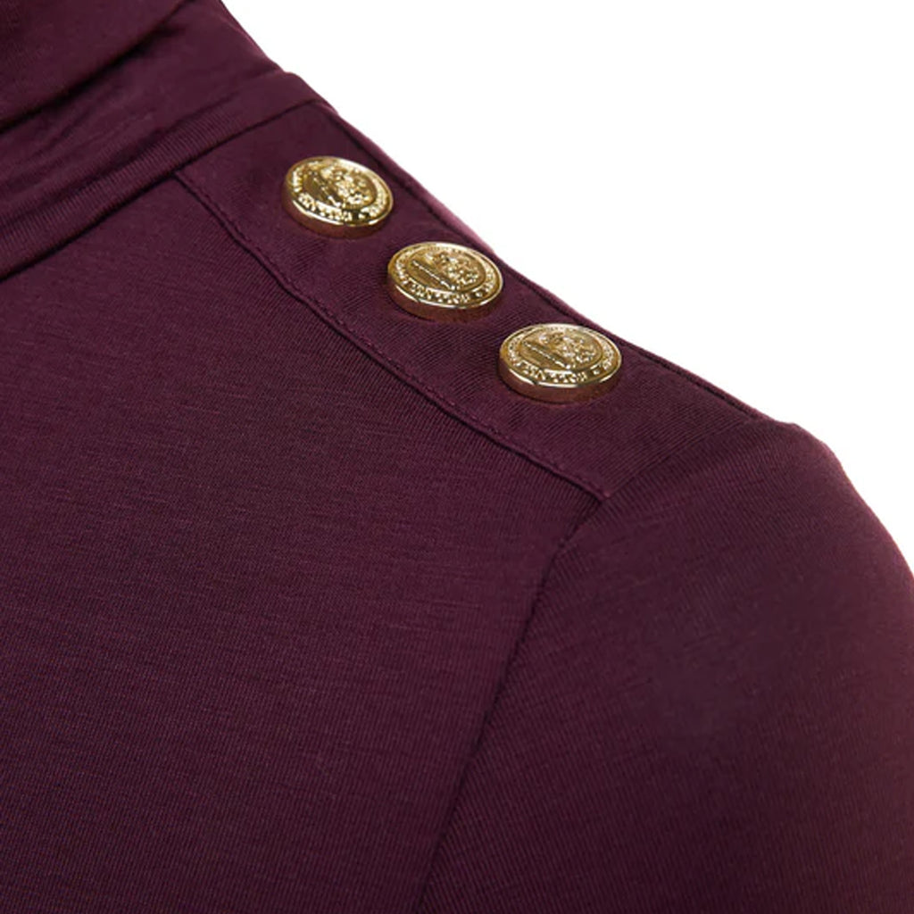 Holland Cooper Essential Roll Neck - Burgundy