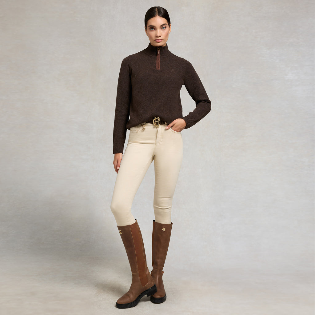Holland Cooper Contour Skinny Jean - Stone