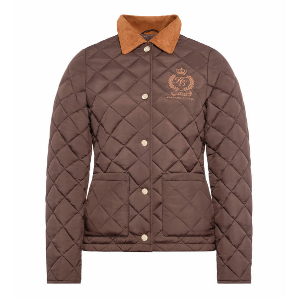 Holland Cooper Hastings Quilted Jacket - Chocolate