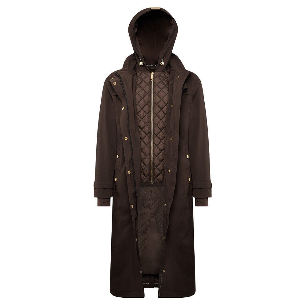 Holland Cooper Folgate Rain Coat - Chocolate