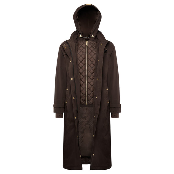 Holland Cooper Folgate Rain Coat - Chocolate