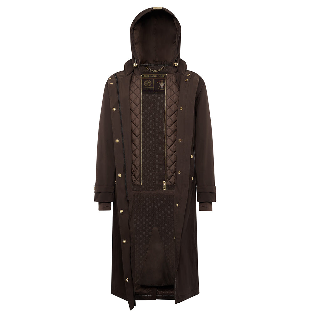 Holland Cooper Folgate Rain Coat - Chocolate