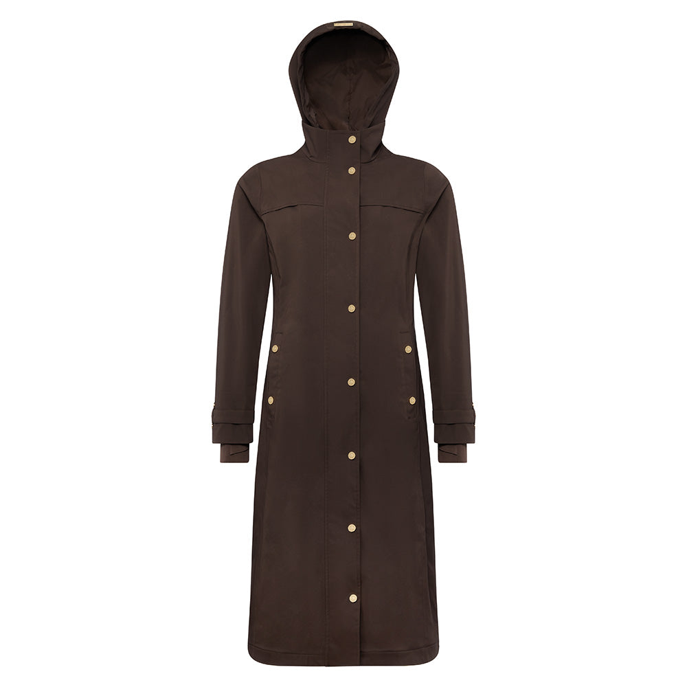 Holland Cooper Folgate Rain Coat - Chocolate