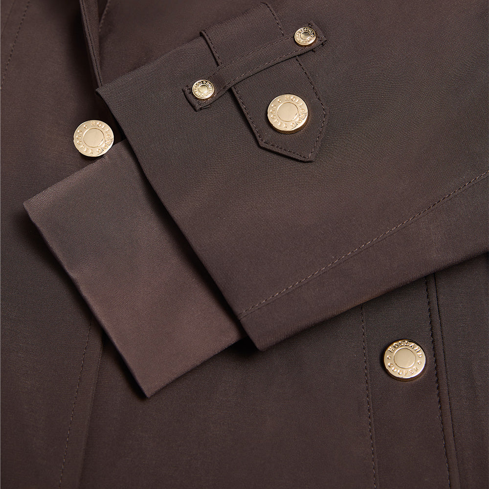 Holland Cooper Folgate Rain Coat - Chocolate