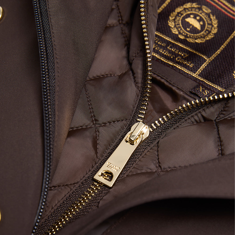 Holland Cooper Folgate Rain Coat - Chocolate