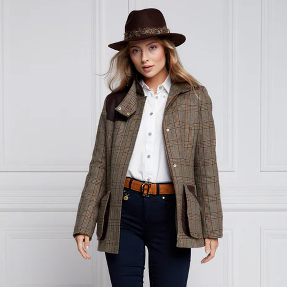 Holland Cooper Country Classic Jacket - Bourbon Tweed