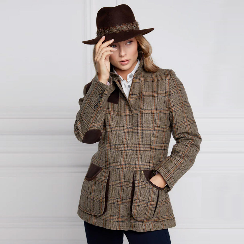 Holland Cooper Country Classic Jacket - Bourbon Tweed