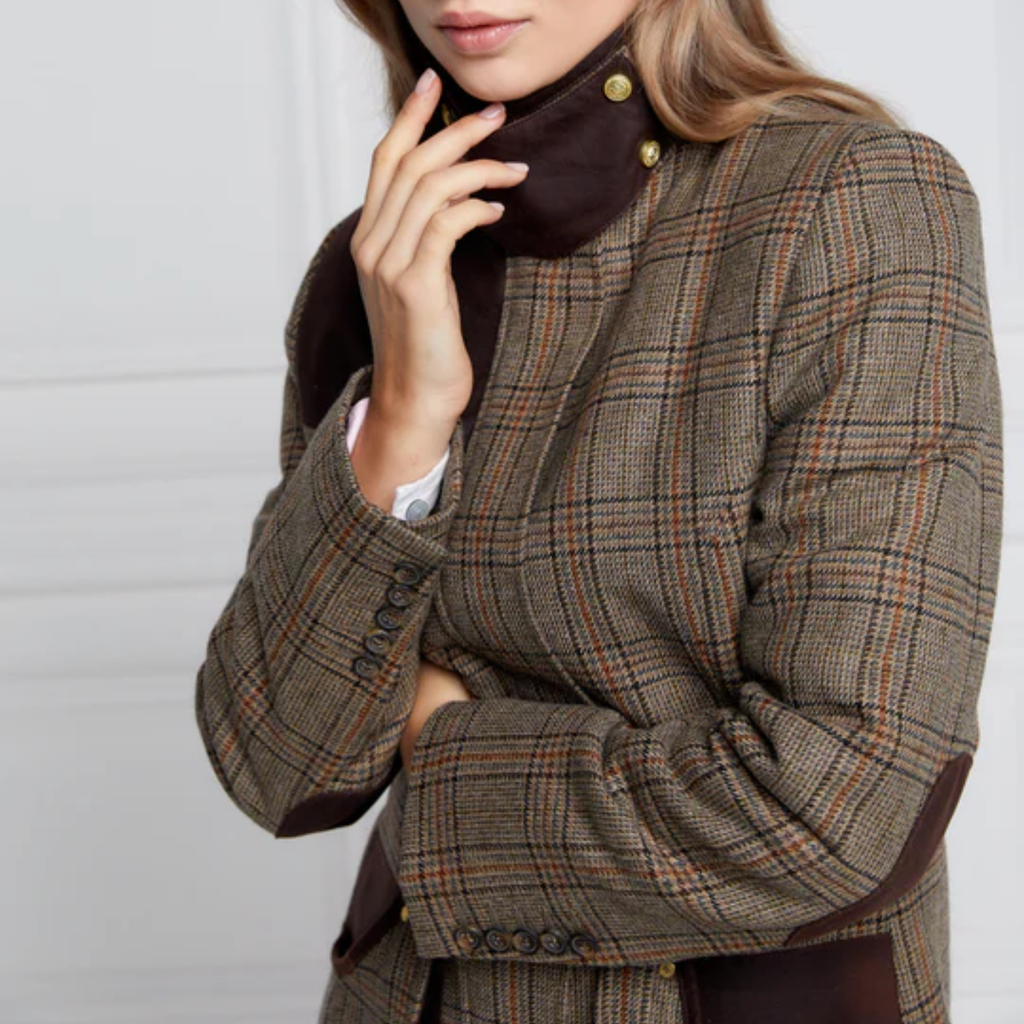 Holland Cooper Country Classic Jacket - Bourbon Tweed