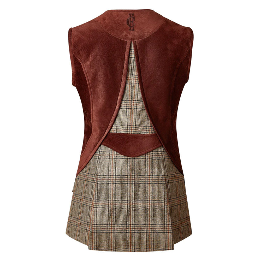 Holland Cooper Field Vest - Bourbon Tweed