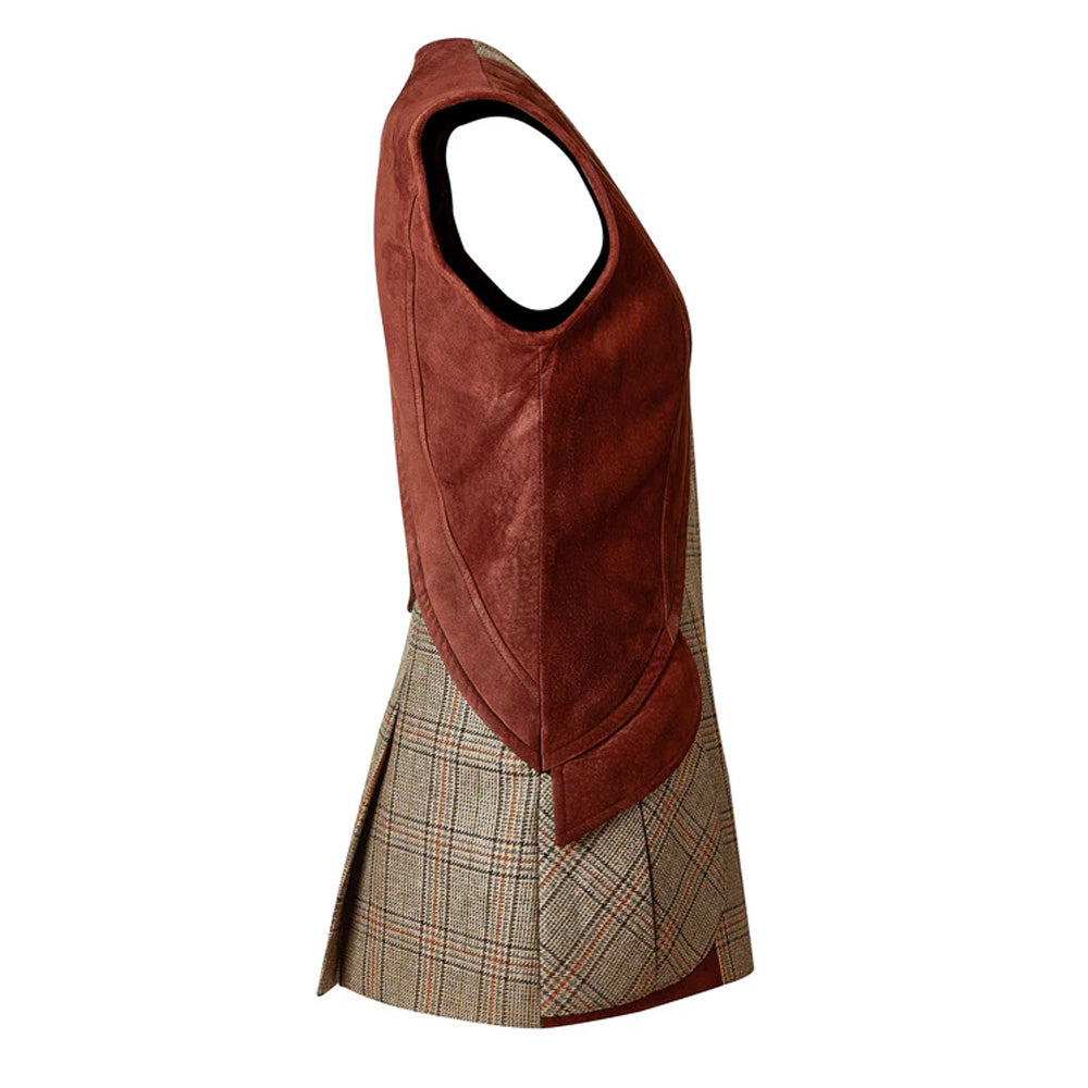 Holland Cooper Field Vest - Bourbon Tweed