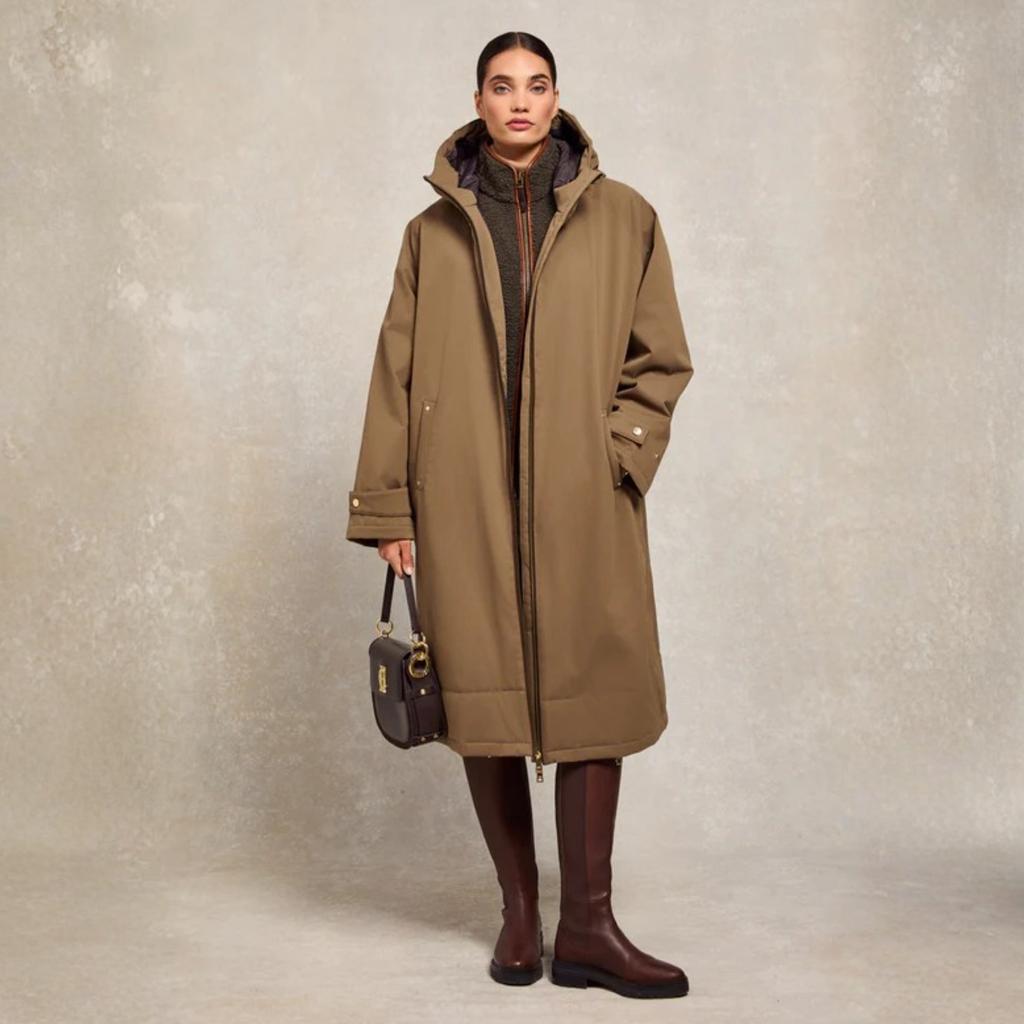 Holland Cooper One-Size Waterproof Coat - Mink
