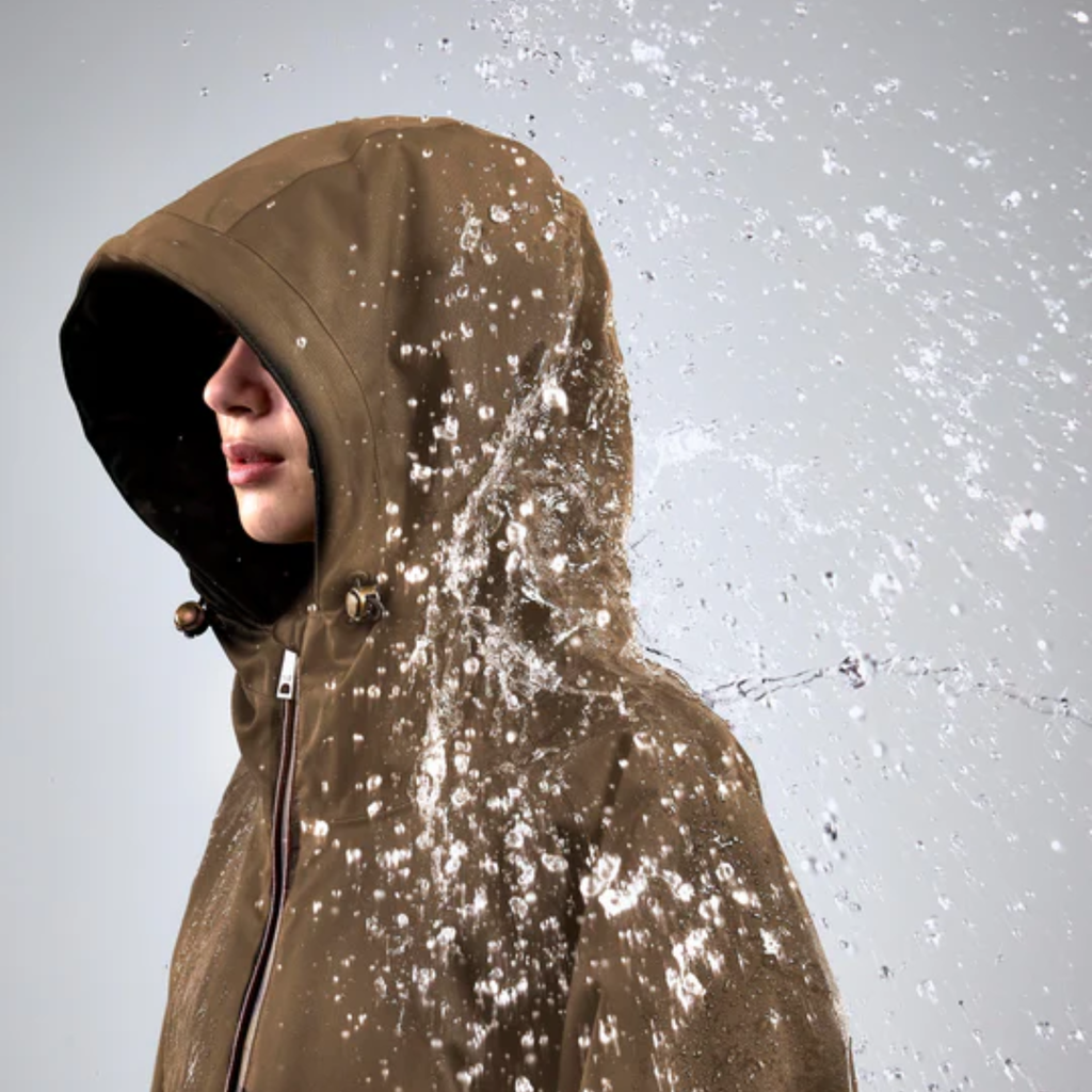 Holland Cooper One-Size Waterproof Coat - Mink
