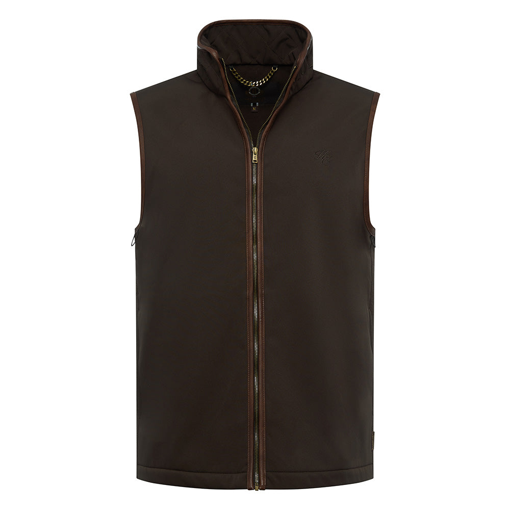 Holland Cooper Mens Stamford Field Coat - Chocolate