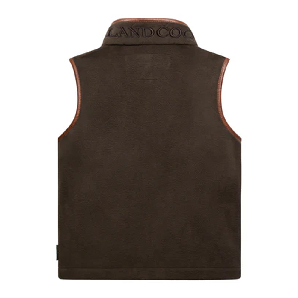 Holland Cooper Kids Little Country Fleece Gilet - Khaki