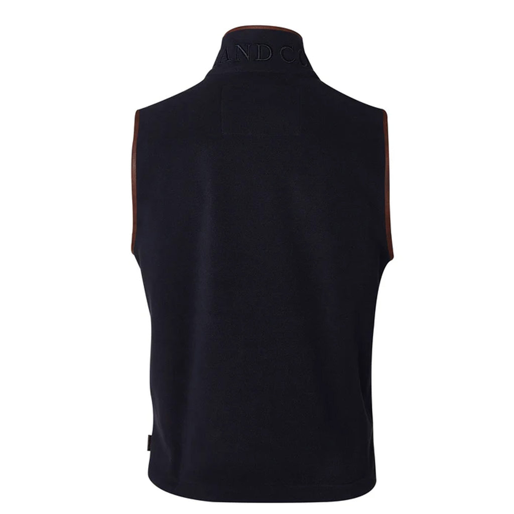 Holland Cooper Mens Country Fleece Gilet - Ink Navy