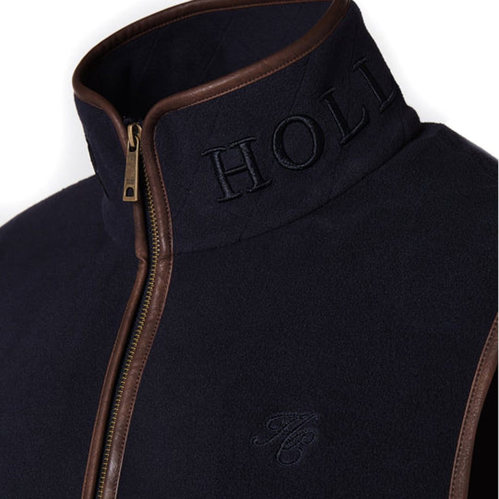 Holland Cooper Mens Country Fleece Gilet - Ink Navy