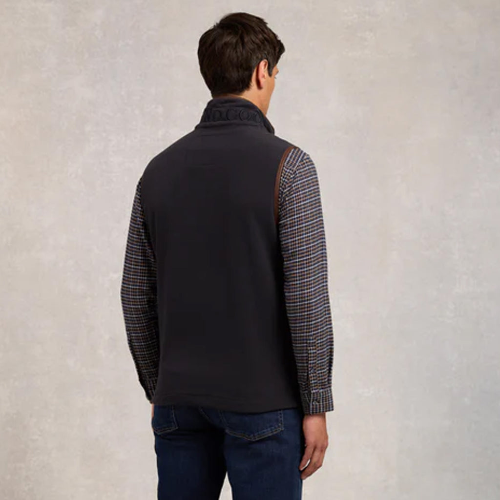 Holland Cooper Mens Country Fleece Gilet - Ink Navy