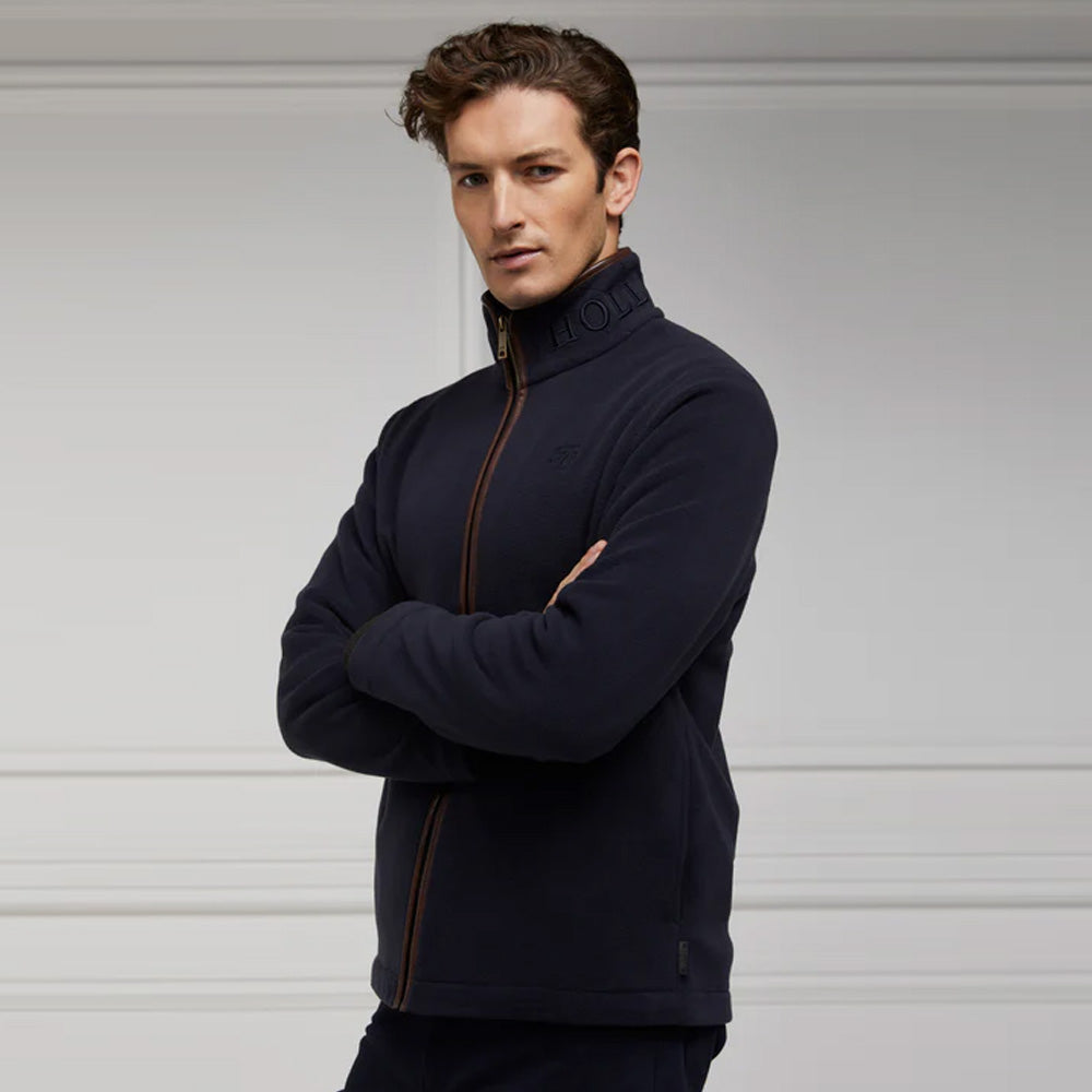 Holland Cooper Mens Country Fleece Jacket - Ink Navy
