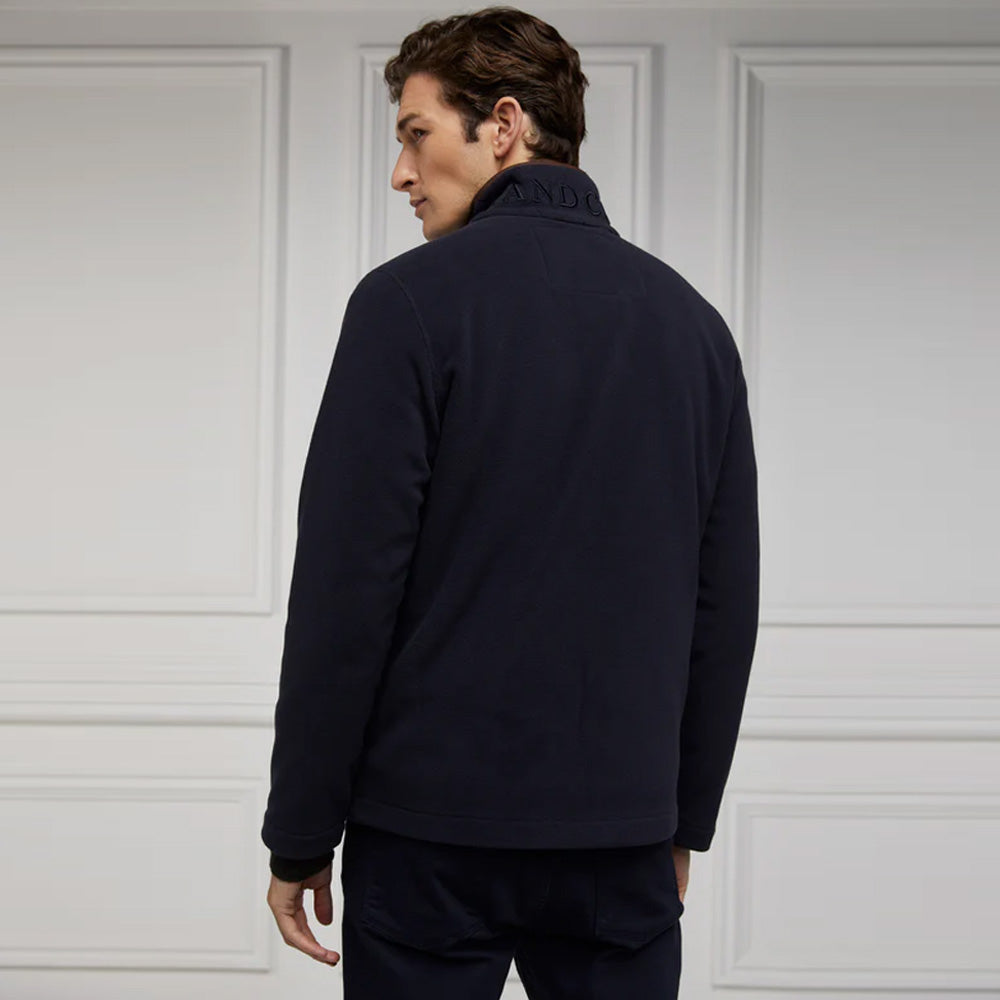 Holland Cooper Mens Country Fleece Jacket - Ink Navy