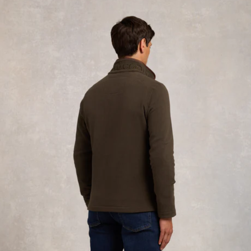 Holland Cooper Mens Country Fleece Jacket - Khaki
