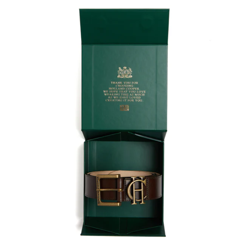 Holland Cooper Men's Classic Belt - Chocolate