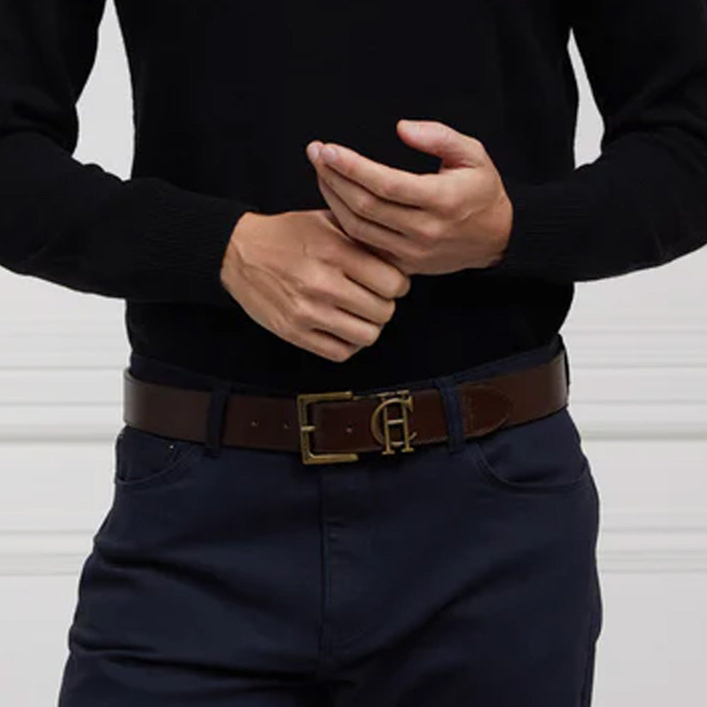 Holland Cooper Men's Classic Belt - Chocolate