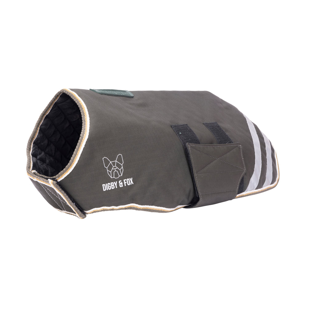 Digby and Fox Waterproof Dog Coat - Green
