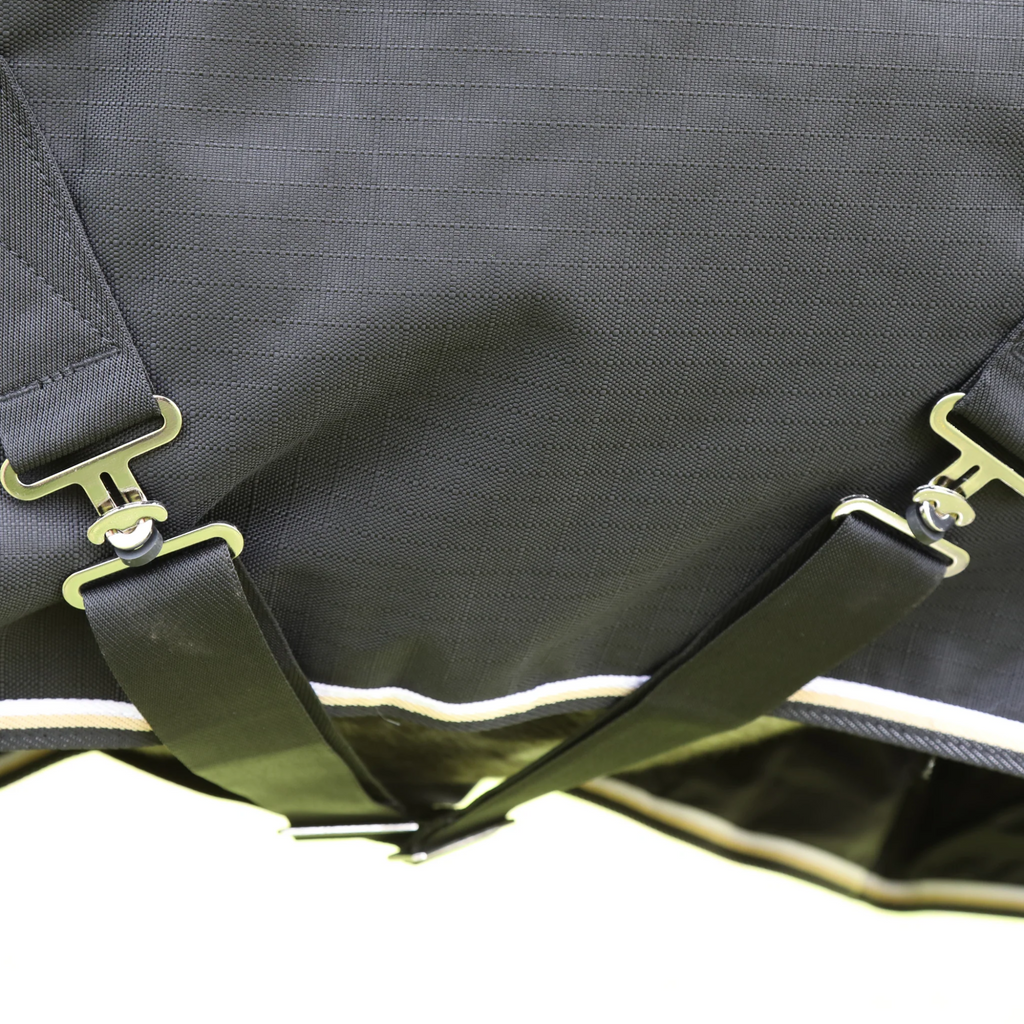 Shires Highlander Plus 200 Combo Turnout Rug - Black