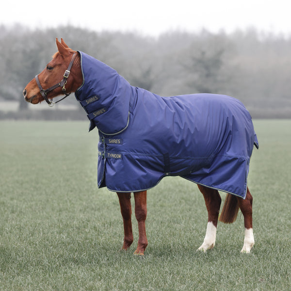 Typhoon Lite Combo Turnout Rug - Navy