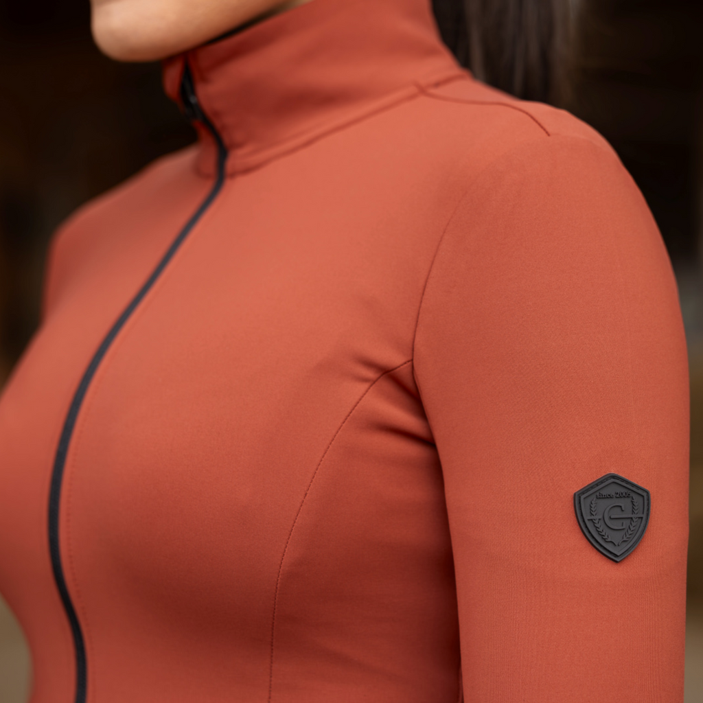 Covalliero Ladies Training Jacket - Rust