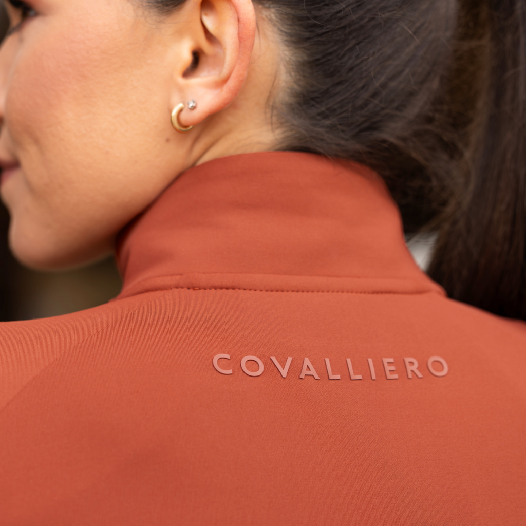 Covalliero Ladies Training Jacket - Rust