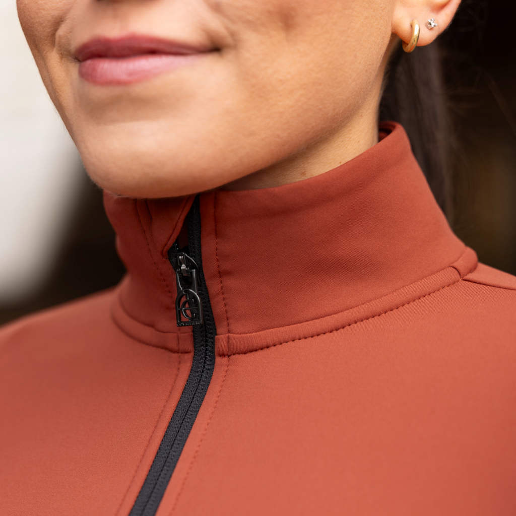 Covalliero Ladies Training Jacket - Rust