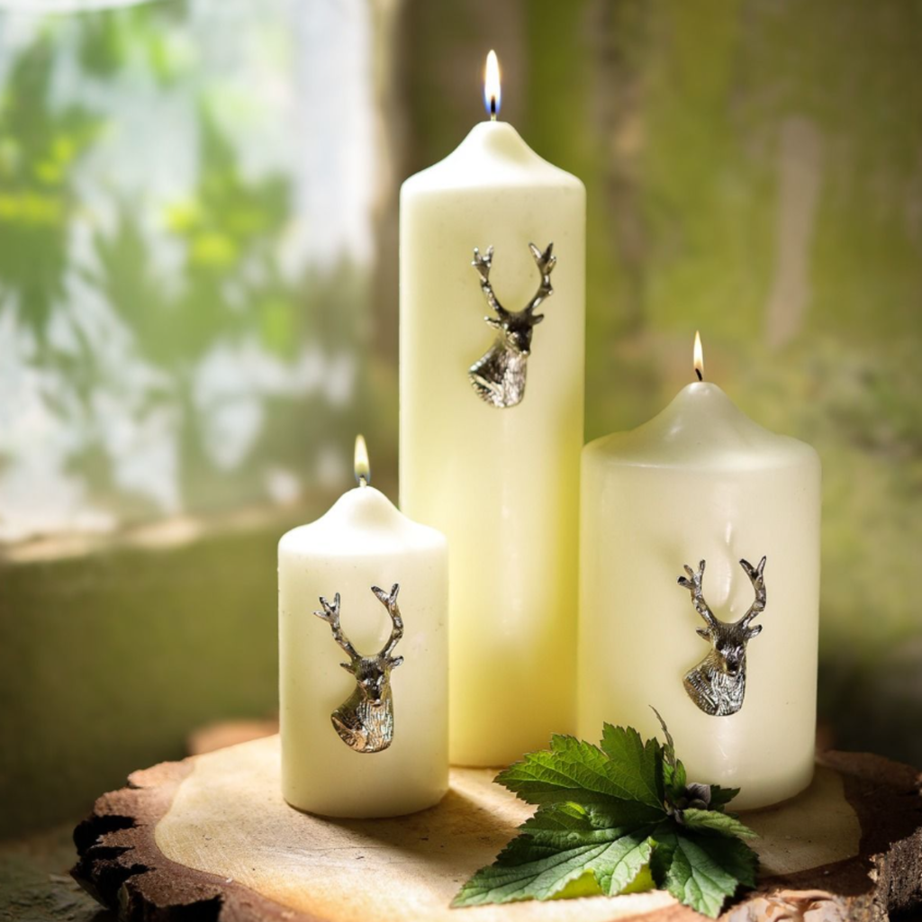 Culinary Concepts Stag Candle Pins - Set of Three