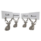 Culinary Concepts Stag Place Card Holders - Set of Four