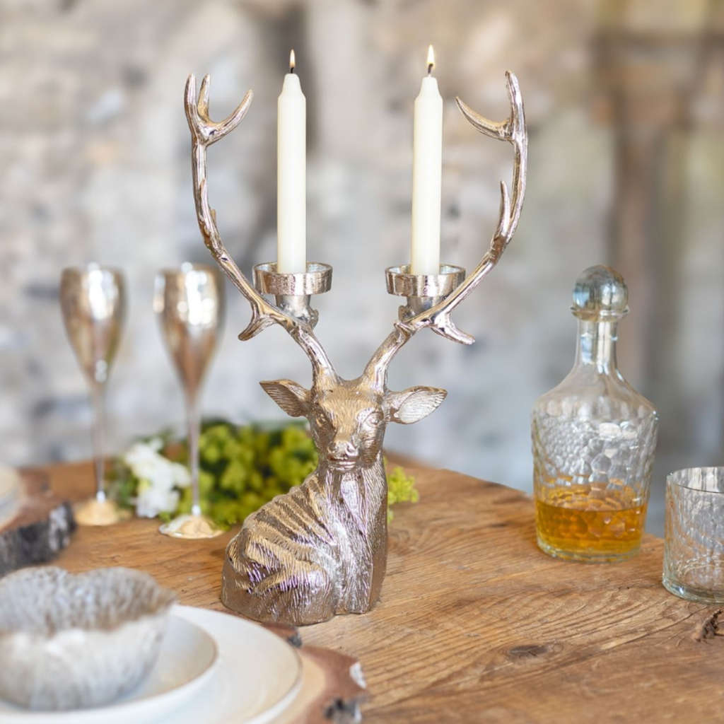 Culinary Concepts Stag Double Votive and Candle Holder