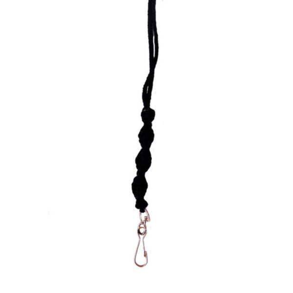 Sporting Saint Twisted Lanyard Black