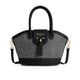 Fairfax and Favor Mini Windsor Tote Bag - Herringbone Black Leather