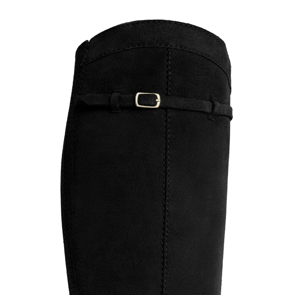 Fairfax and Favor Ladies Heeled Kimberley Boot - Black Suede