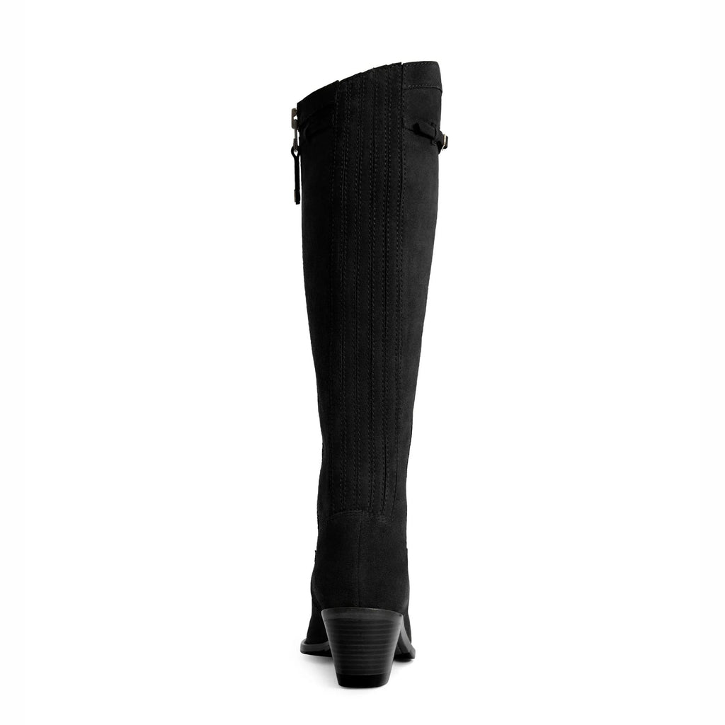 Fairfax and Favor Ladies Heeled Kimberley Boot - Black Suede