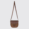 Clara Leather Saddle Bag Walnut