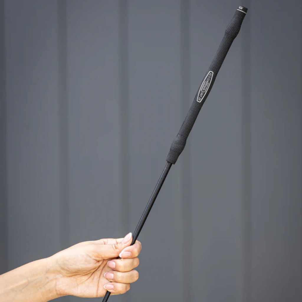 Woof Wear Contour Dressage Whip - Black