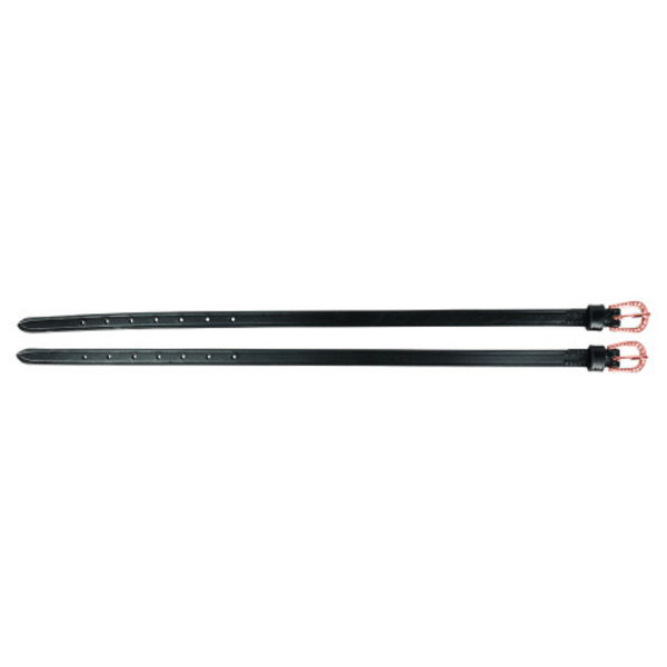 Hy Equestrian Children's Diamante Spur Straps - Black/Rose Gold