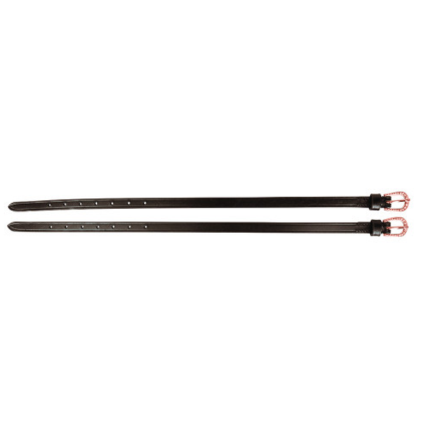 Hy Equestrian Children's Diamante Spur Straps - Brown/Rose Gold