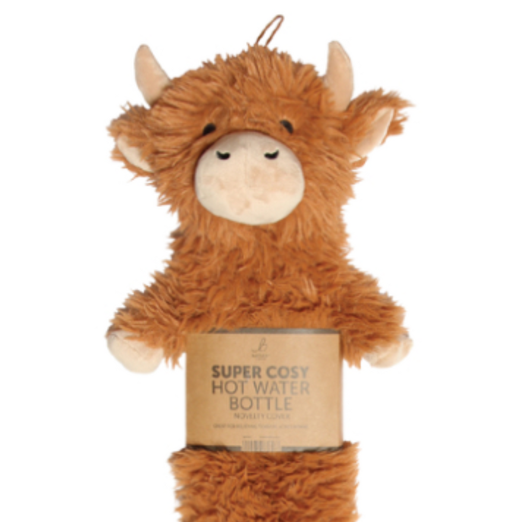 Bartleby Long Hot Water Bottle - Highland Cow
