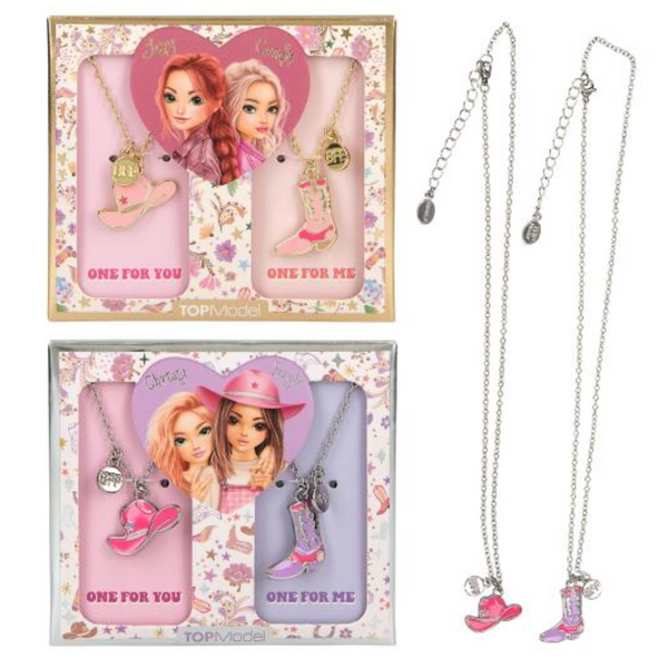 TOPModel BFF Necklace With Boots and Hat - Cowgirl