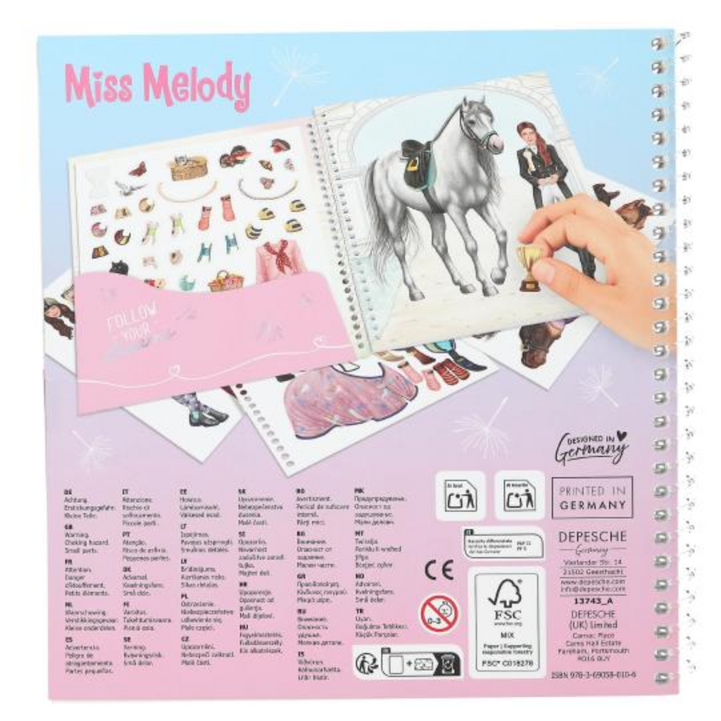 Miss Melody Dress Me Up Book