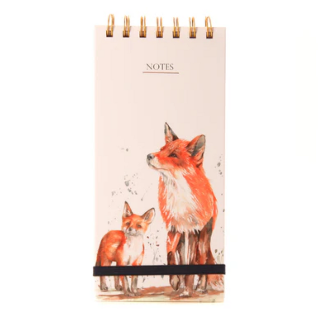 Meg Hawkins 'The Den' Fox and Cub Watercolour Design Notepad