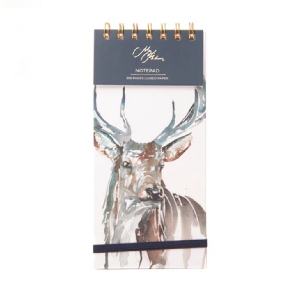 Meg Hawkins 'The Highlands' Stag Watercolour Design Notepad