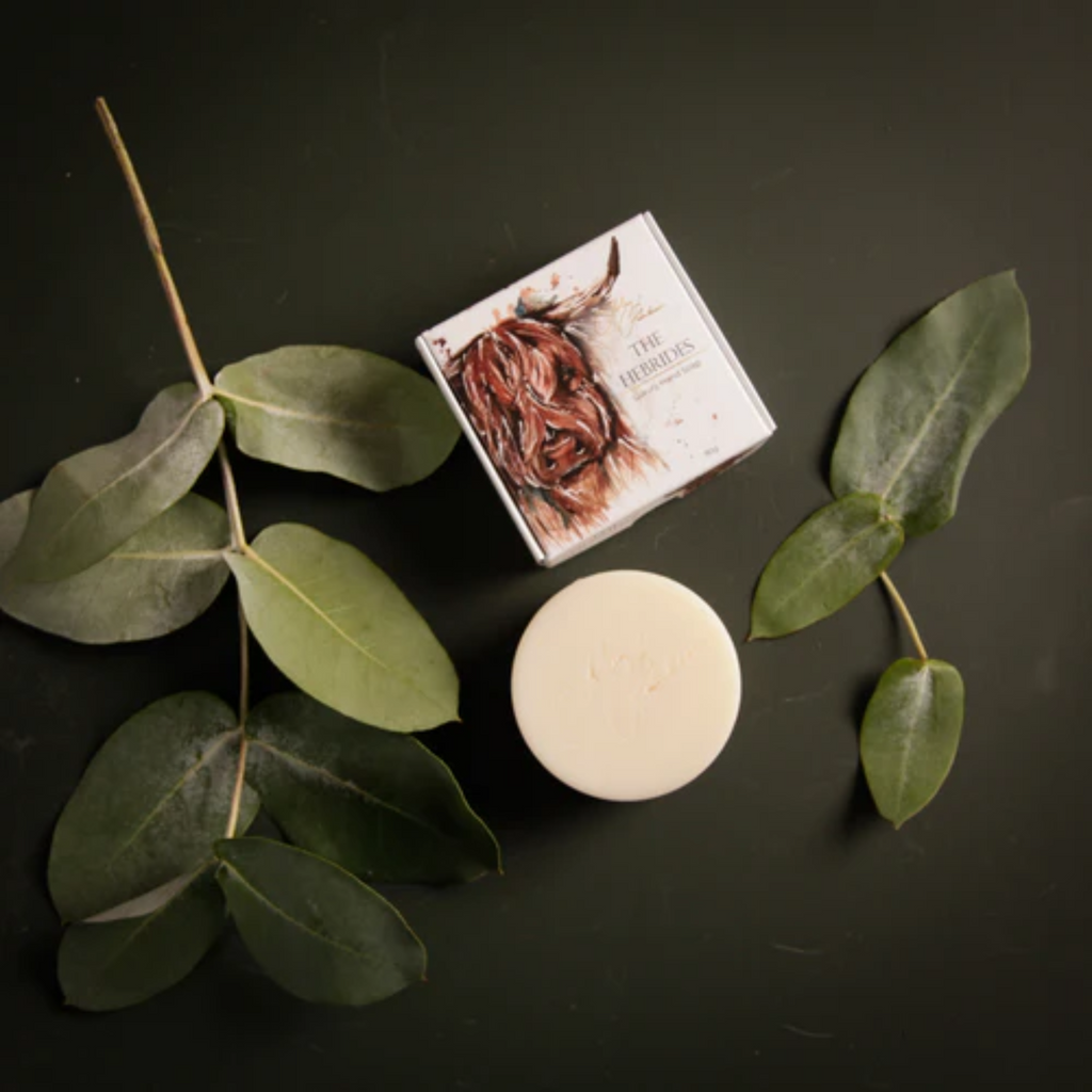 Meg Hawkins 'The Hebrides' Highland Cow Design Soap